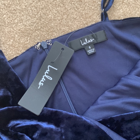 Lulus velvet mini dress - Picture 9 of 9